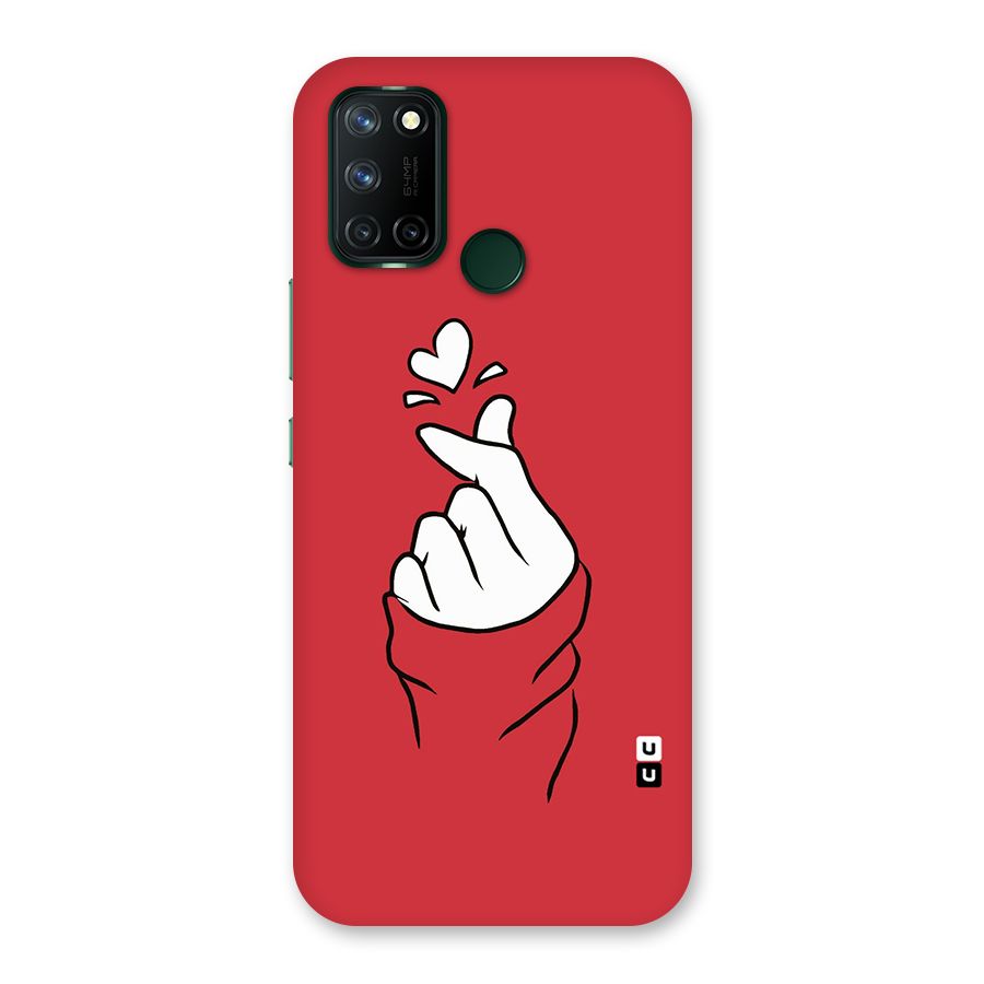 Korean Love Sign Back Case for Realme 7i