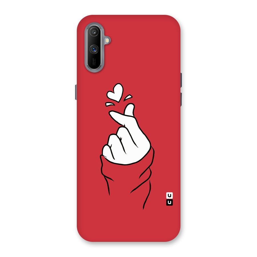 Korean Love Sign Back Case for Realme C3