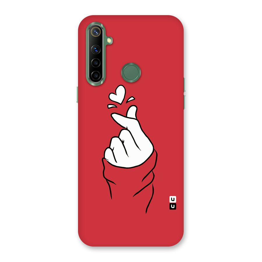 Korean Love Sign Back Case for Realme Narzo 10