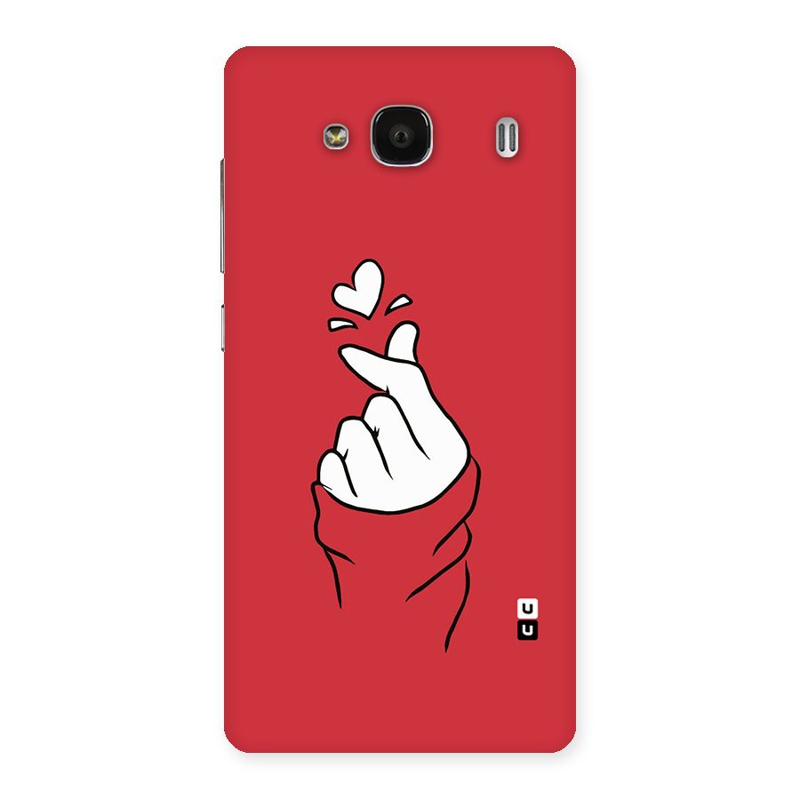 Korean Love Sign Back Case for Redmi 2s