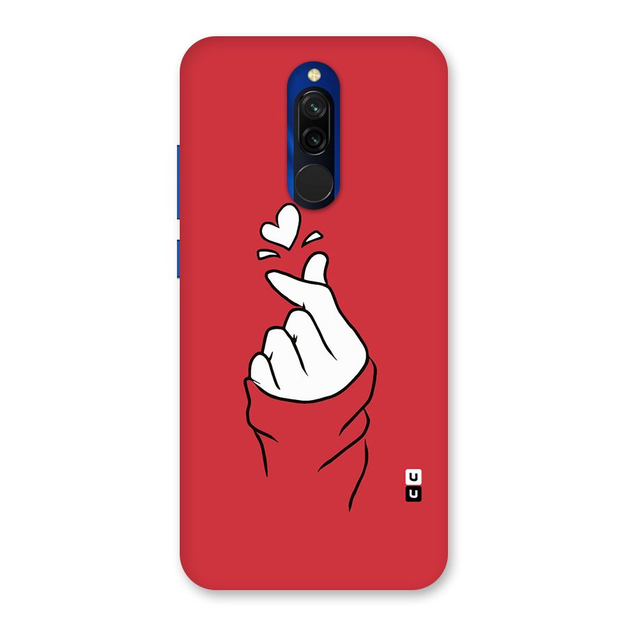 Korean Love Sign Back Case for Redmi 8
