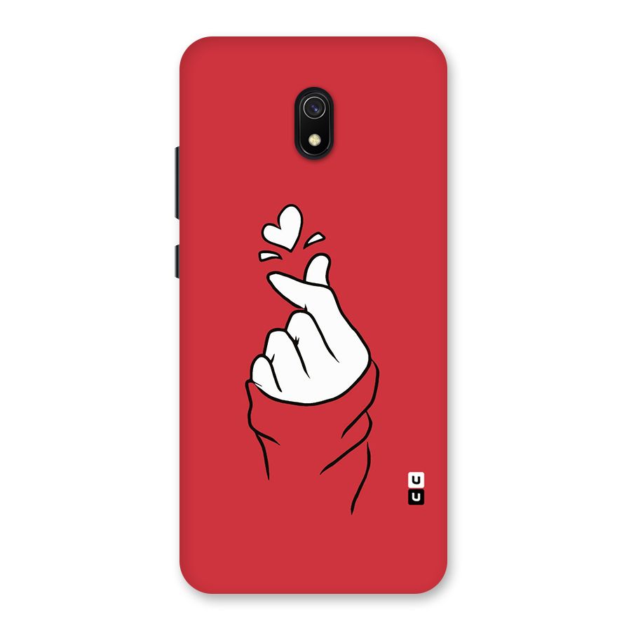 Korean Love Sign Back Case for Redmi 8A