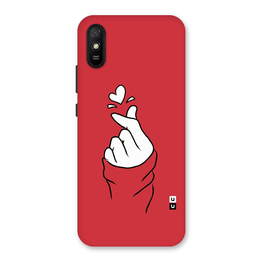 Korean Love Sign Back Case for Redmi 9A
