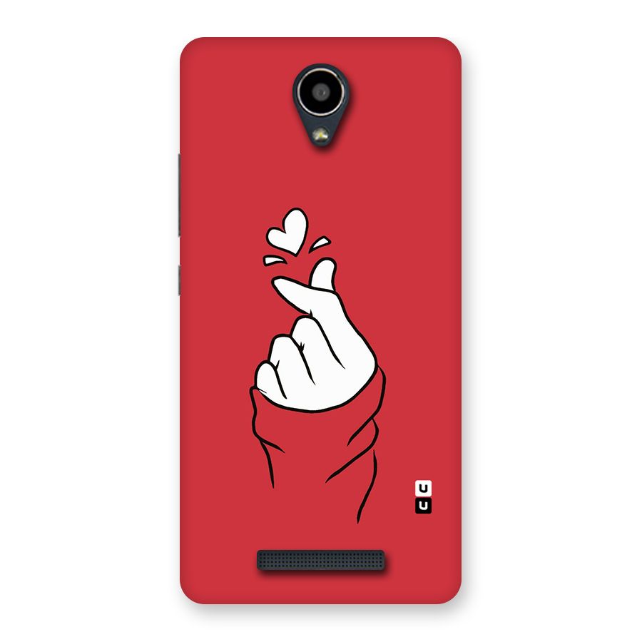 Korean Love Sign Back Case for Redmi Note 2