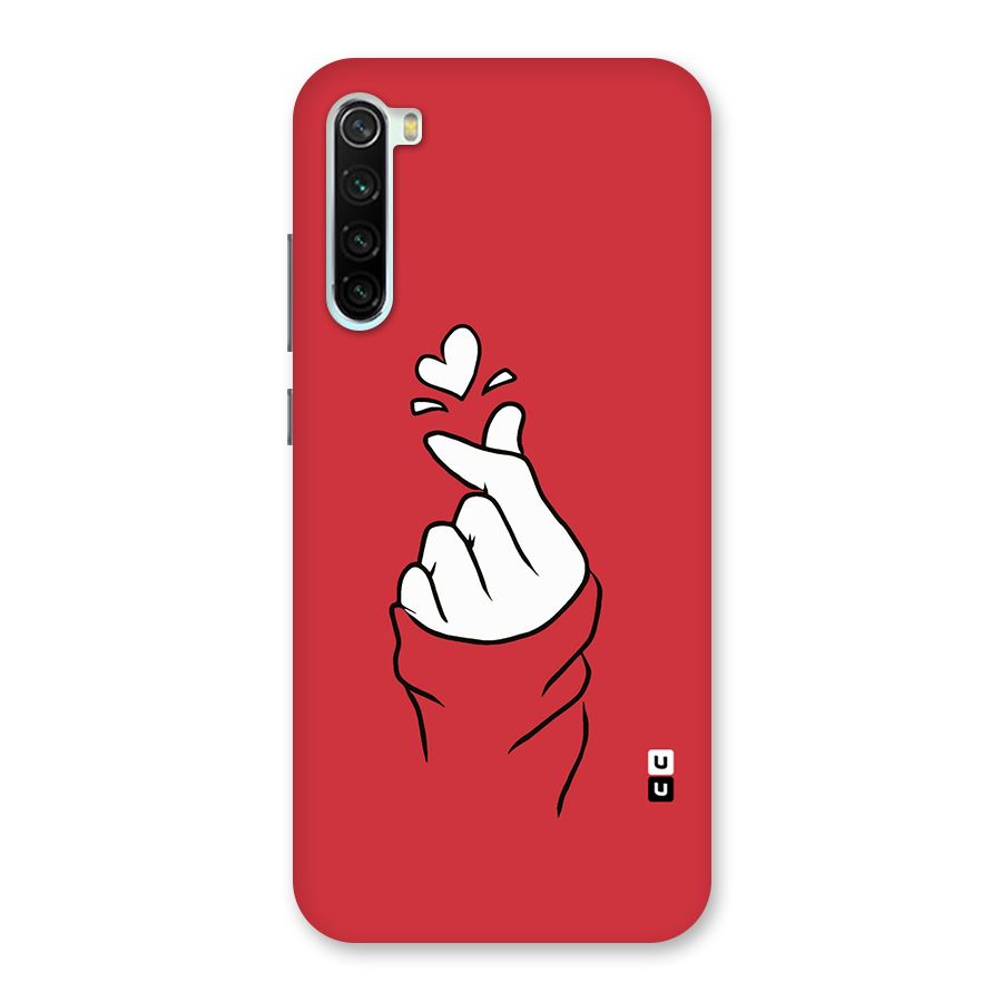 Korean Love Sign Back Case for Redmi Note 8
