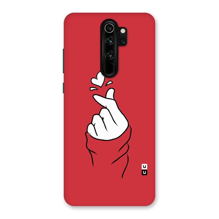Korean Love Sign Back Case for Redmi Note 8 Pro