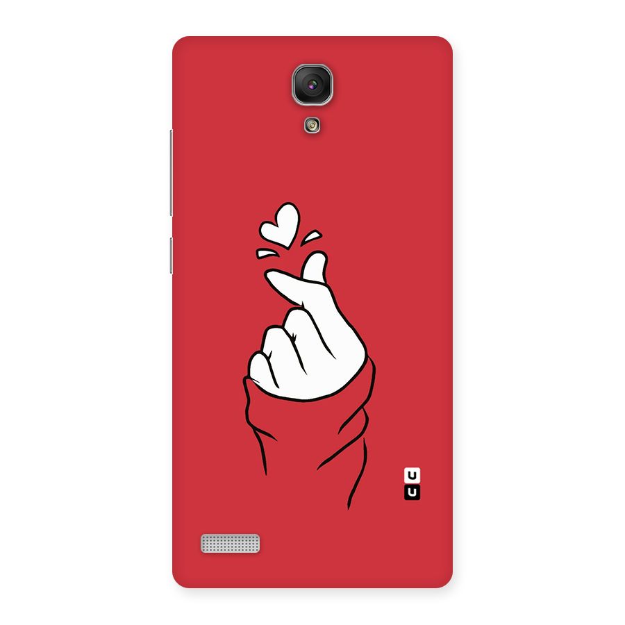 Korean Love Sign Back Case for Redmi Note Prime