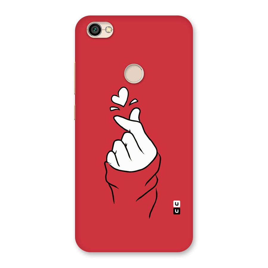 Korean Love Sign Back Case for Redmi Y1 2017