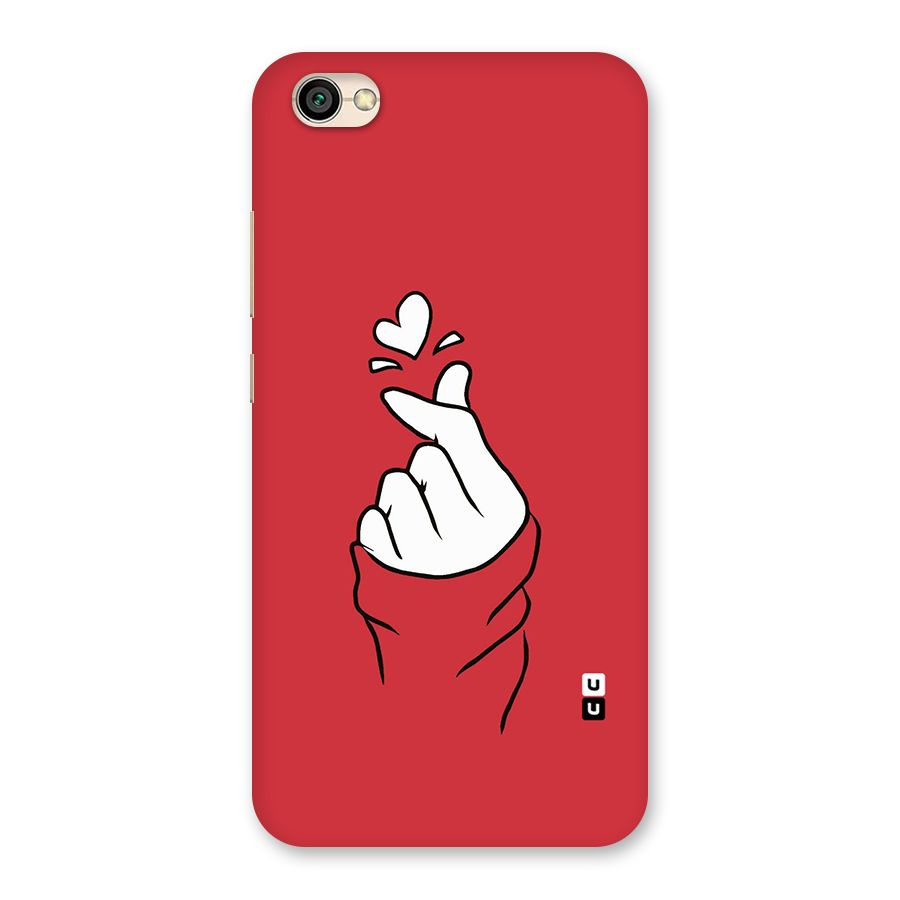 Korean Love Sign Back Case for Redmi Y1 Lite