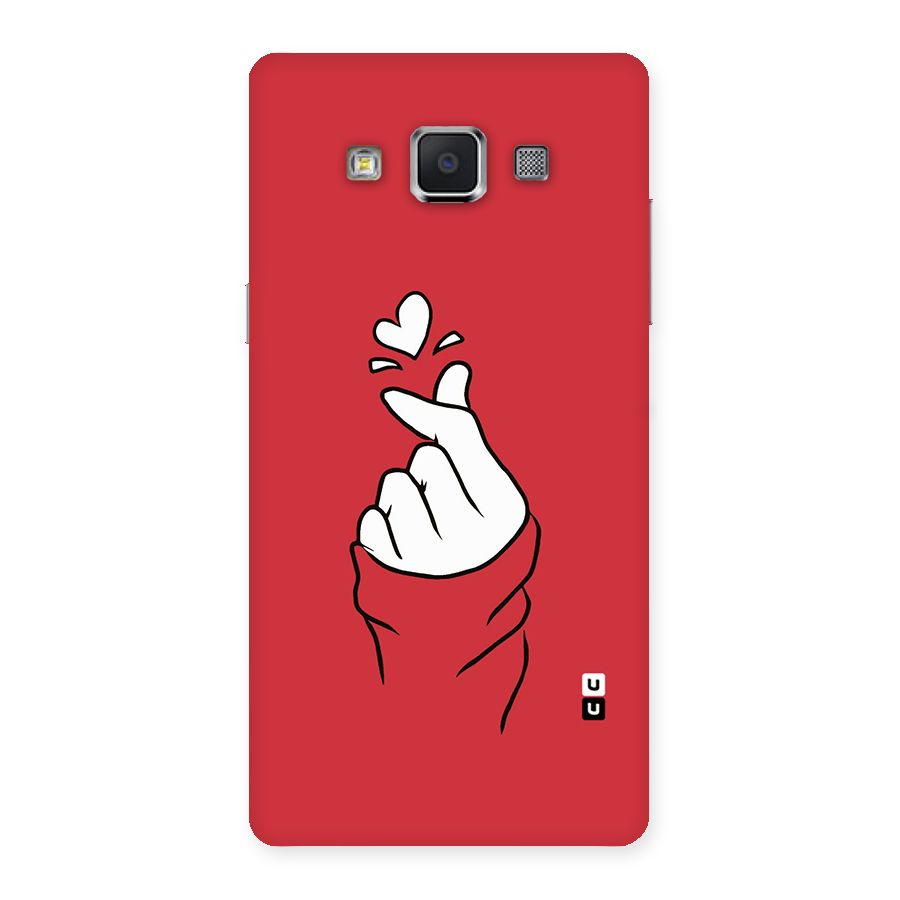 Korean Love Sign Back Case for Samsung Galaxy A5