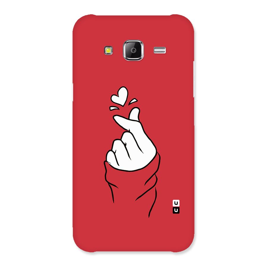 Korean Love Sign Back Case for Samsung Galaxy J2 Prime