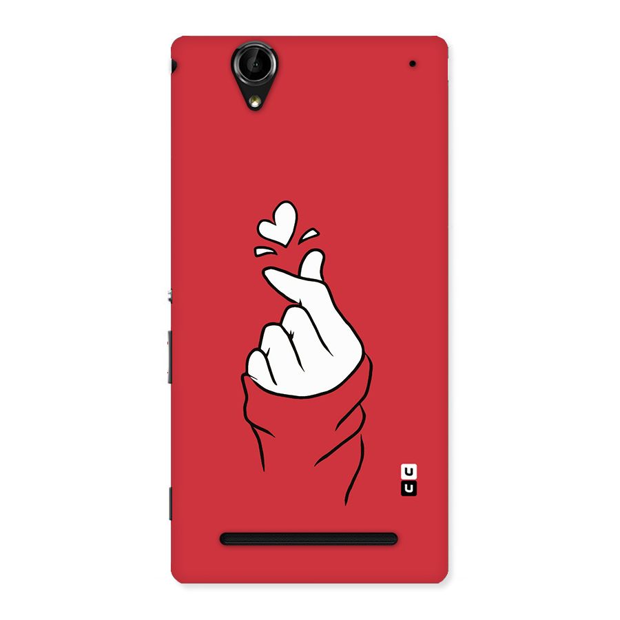 Korean Love Sign Back Case for Sony Xperia T2