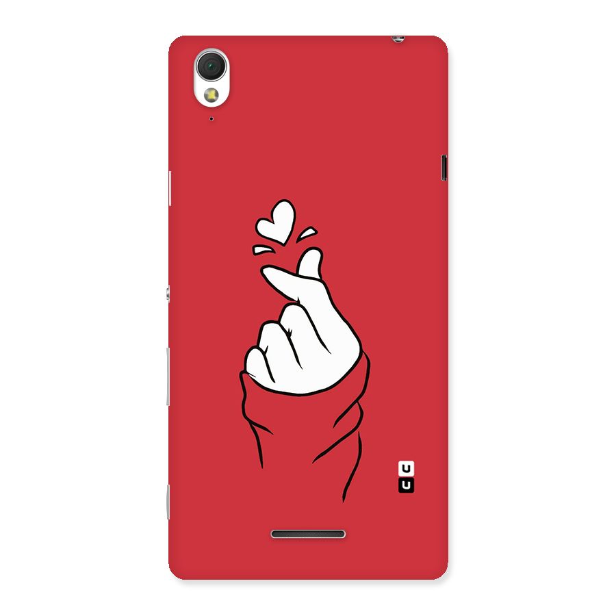 Korean Love Sign Back Case for Sony Xperia T3