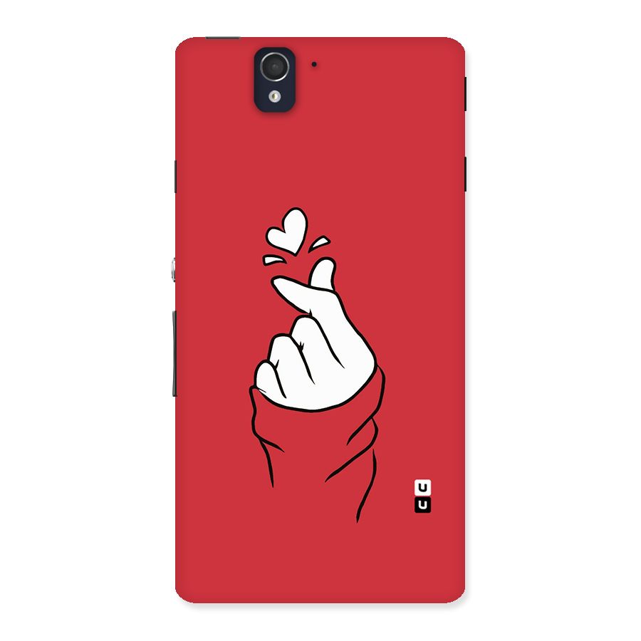 Korean Love Sign Back Case for Sony Xperia Z