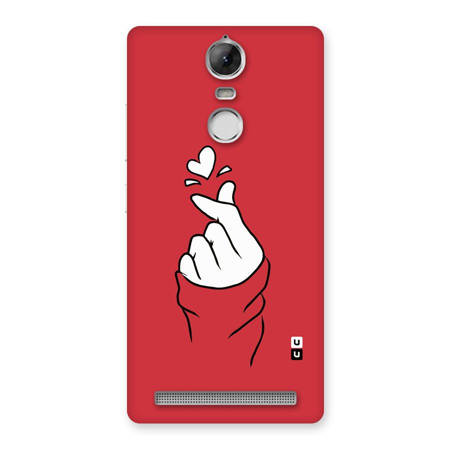 Korean Love Sign Back Case for Vibe K5 Note