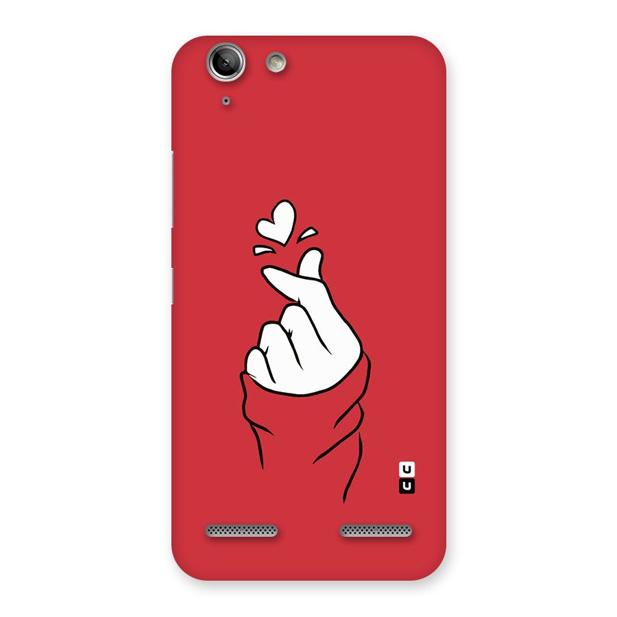 Korean Love Sign Back Case for Vibe K5 Plus