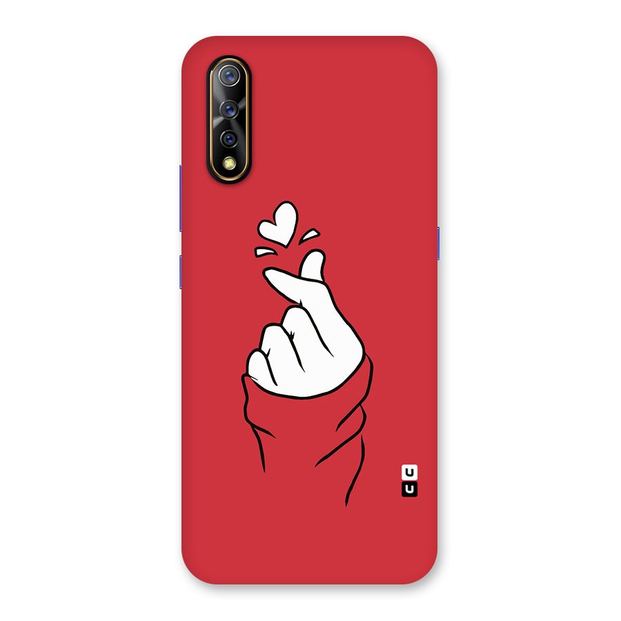 Korean Love Sign Back Case for Vivo S1