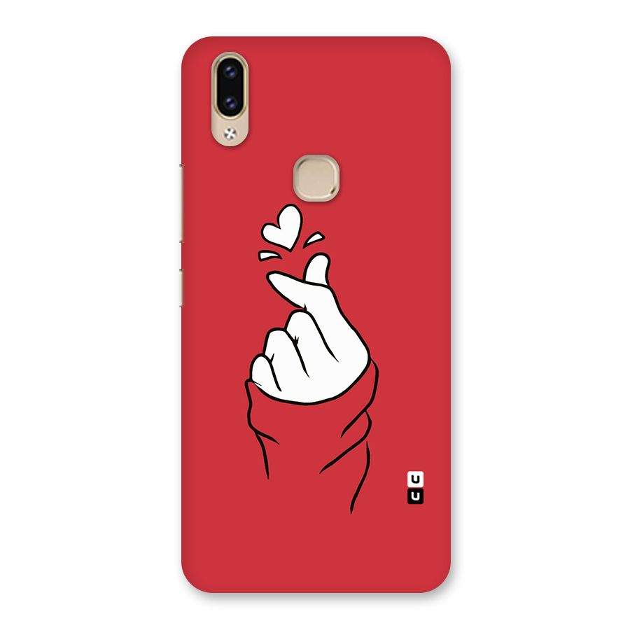 Korean Love Sign Back Case for Vivo V9 Youth