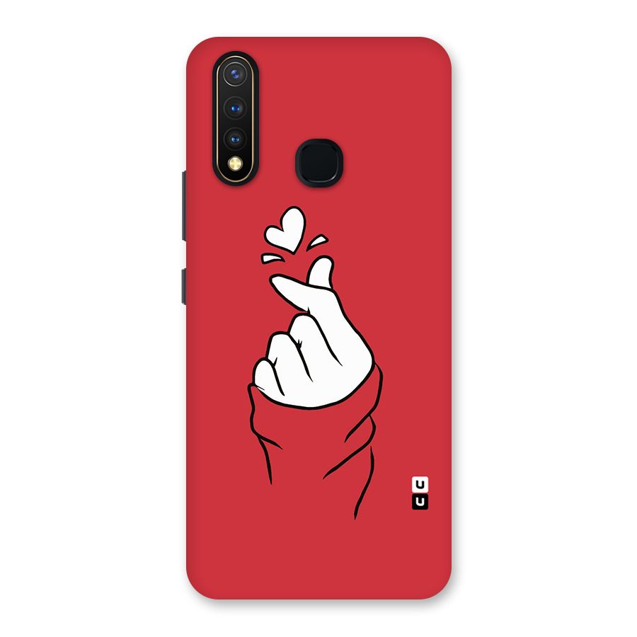 Korean Love Sign Back Case for Vivo Y19