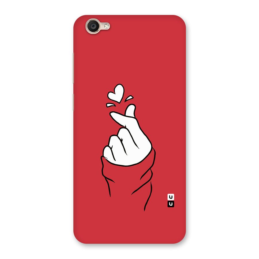 Korean Love Sign Back Case for Vivo Y55s