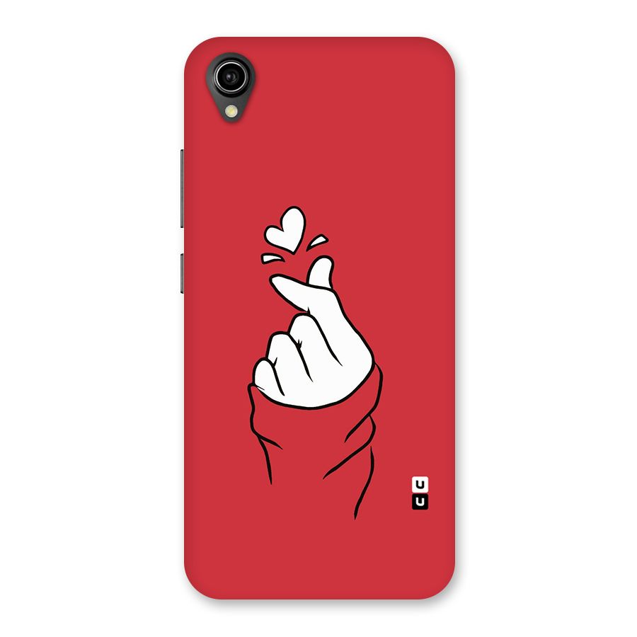 Korean Love Sign Back Case for Vivo Y90