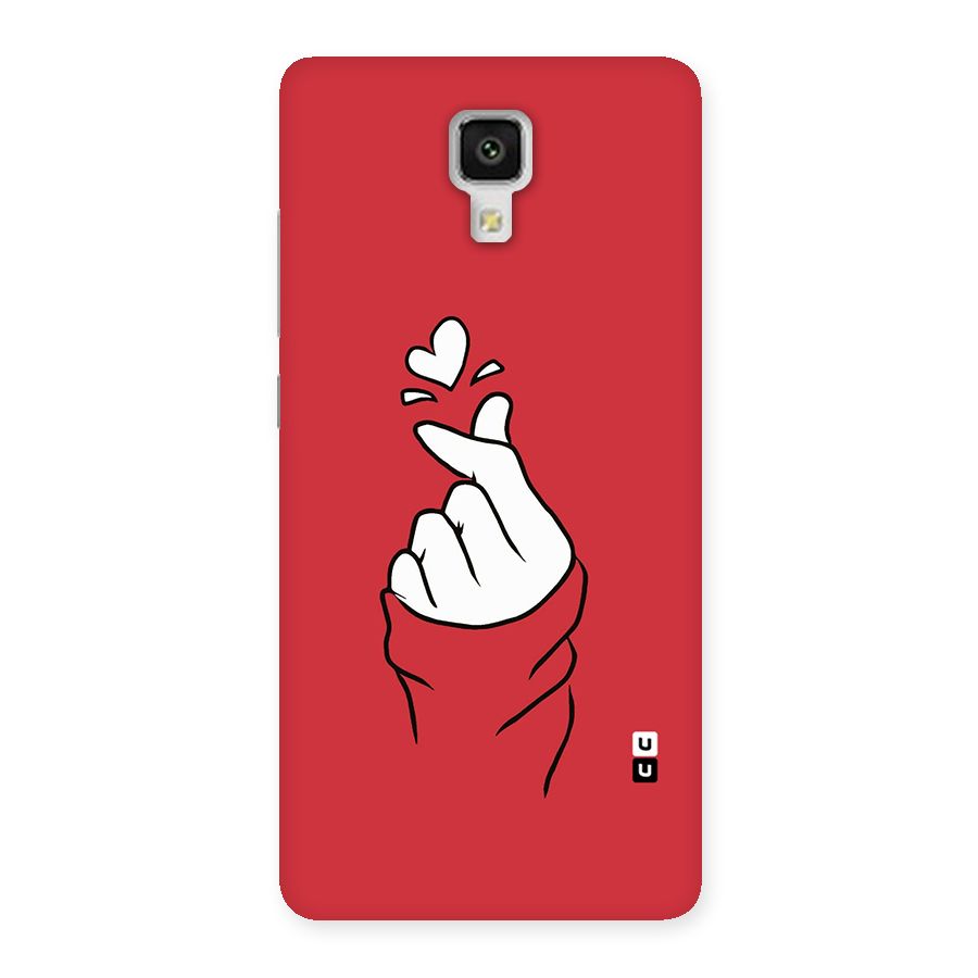 Korean Love Sign Back Case for Xiaomi Mi 4