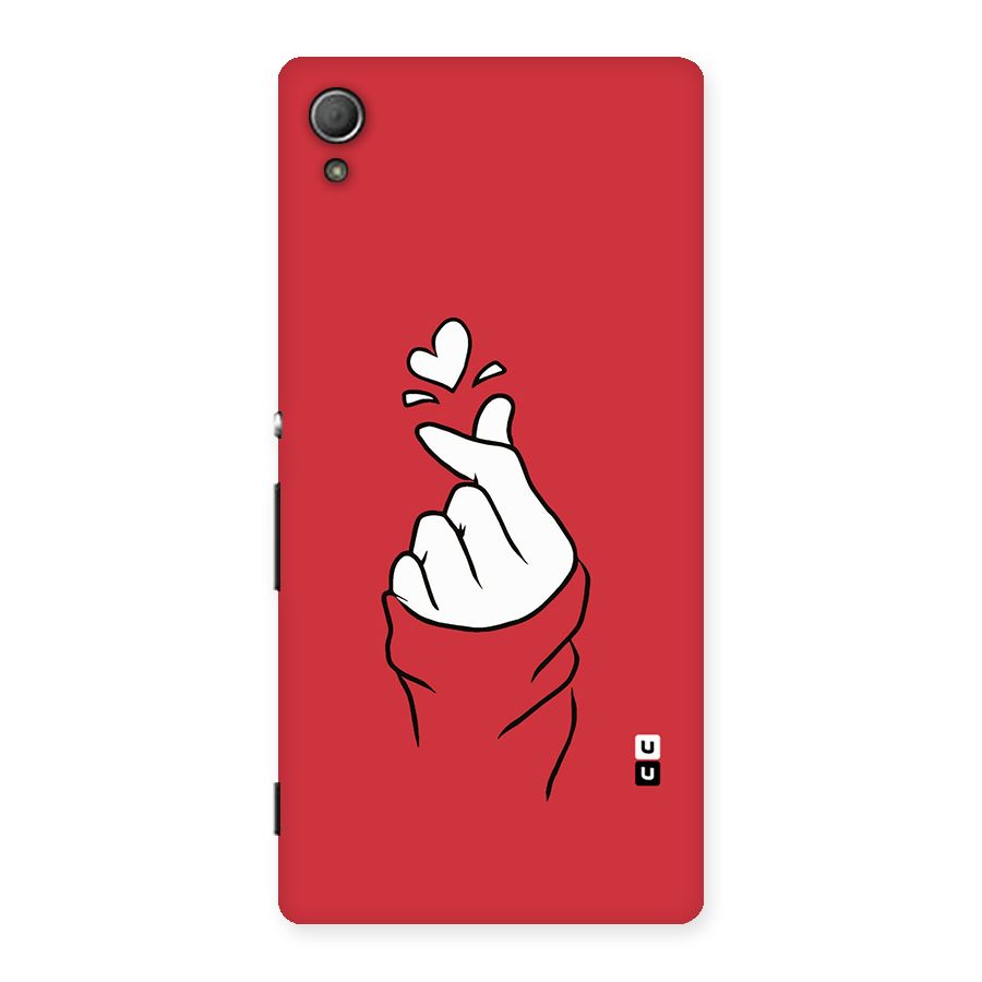 Korean Love Sign Back Case for Xperia Z4