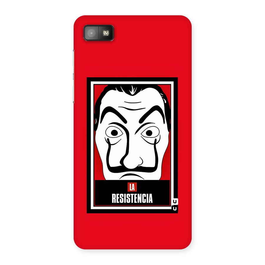La Resistencia Minimalist Back Case for Blackberry Z10
