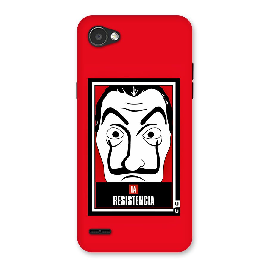 La Resistencia Minimalist Back Case for LG Q6