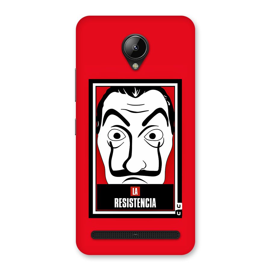 La Resistencia Minimalist Back Case for Lenovo C2