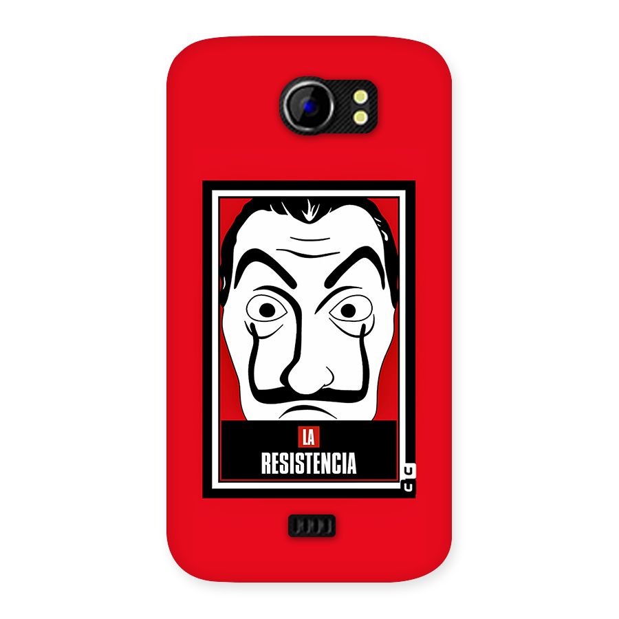 La Resistencia Minimalist Back Case for Micromax Canvas 2 A110
