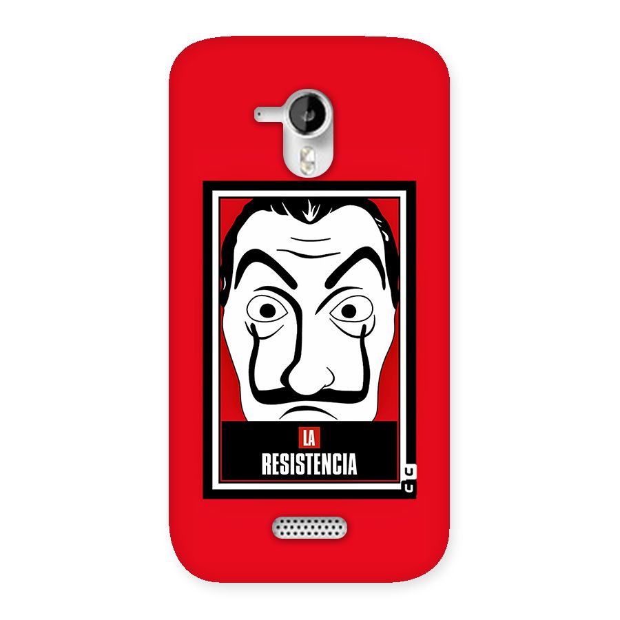 La Resistencia Minimalist Back Case for Micromax Canvas HD A116