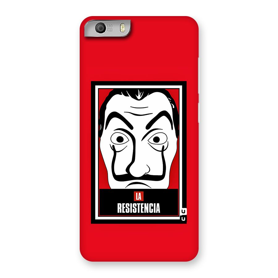 La Resistencia Minimalist Back Case for Micromax Canvas Knight 2