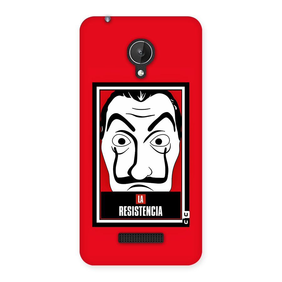 La Resistencia Minimalist Back Case for Micromax Canvas Spark Q380