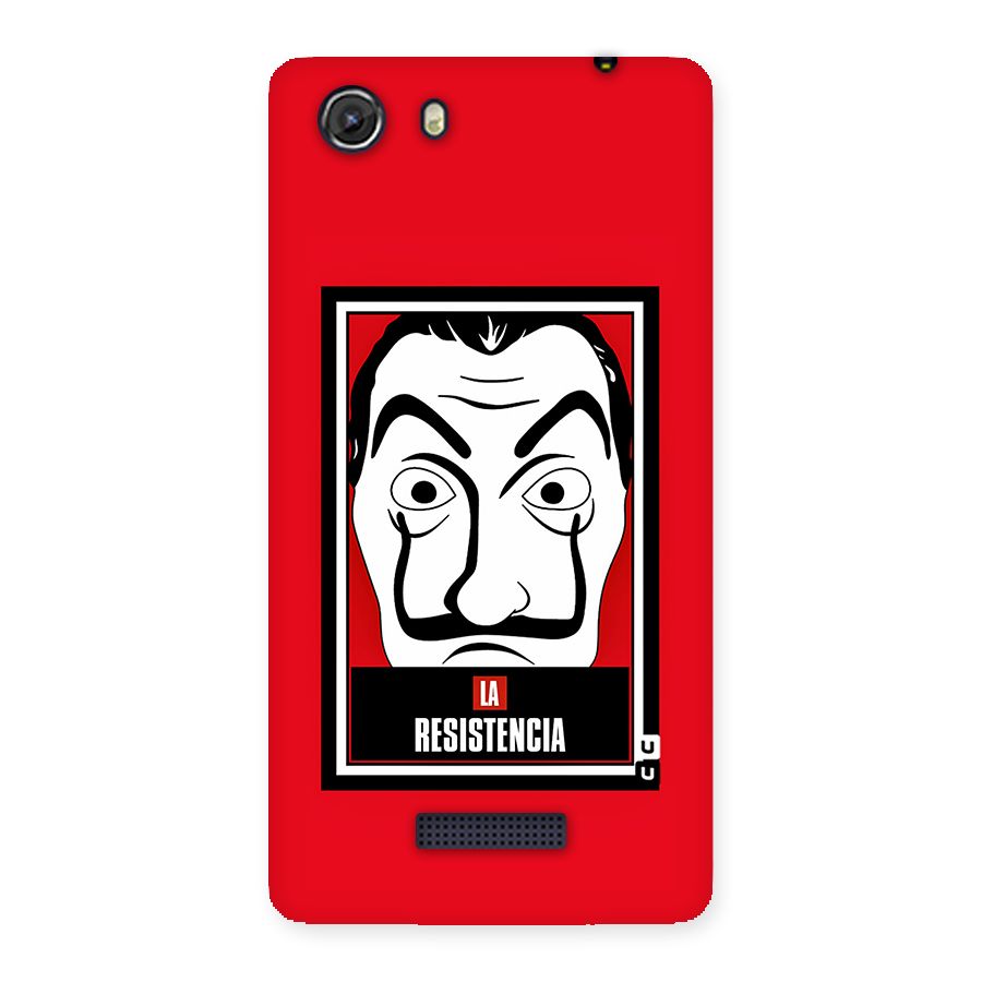 La Resistencia Minimalist Back Case for Micromax Unite 3