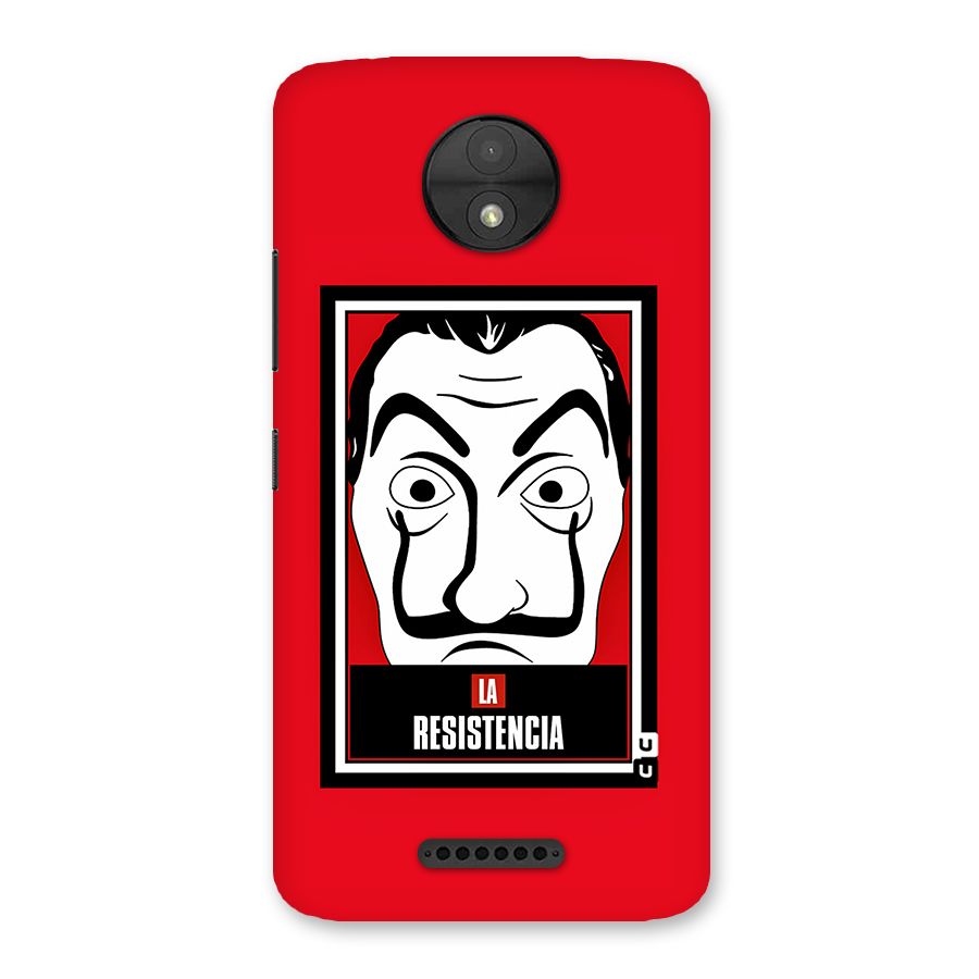 La Resistencia Minimalist Back Case for Moto C