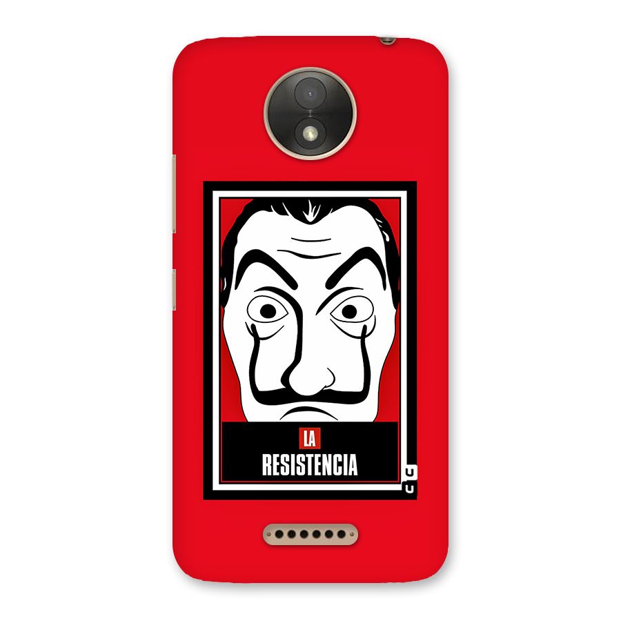 La Resistencia Minimalist Back Case for Moto C Plus