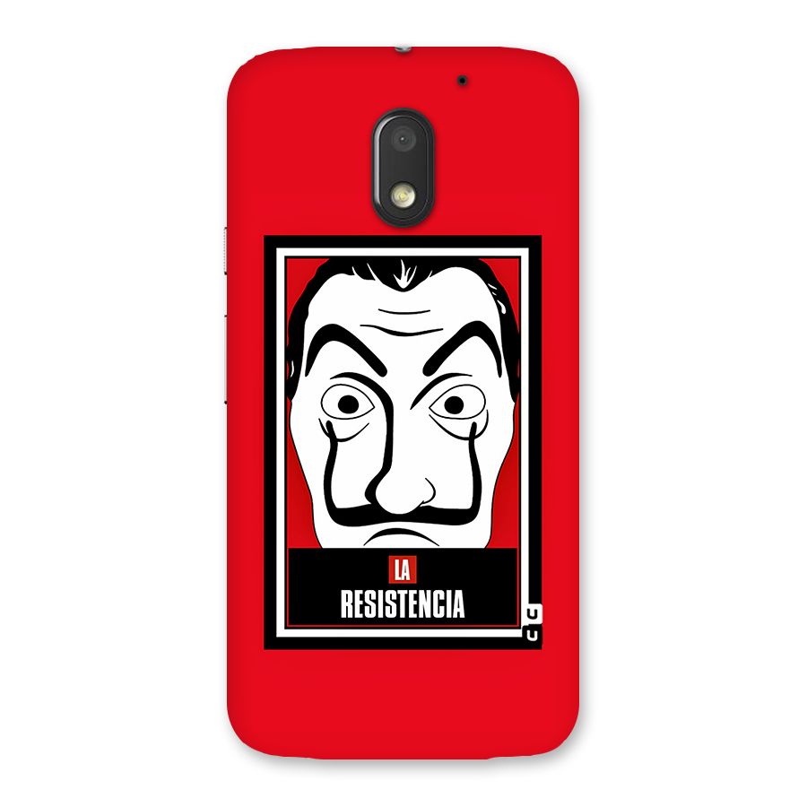 La Resistencia Minimalist Back Case for Moto E3 Power