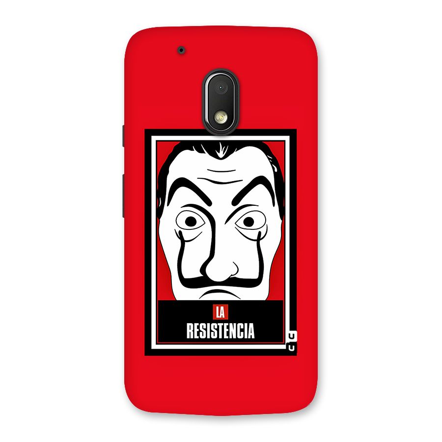 La Resistencia Minimalist Back Case for Moto G4 Play