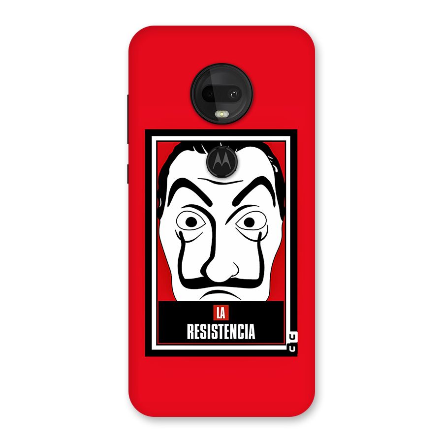 La Resistencia Minimalist Back Case for Moto G7
