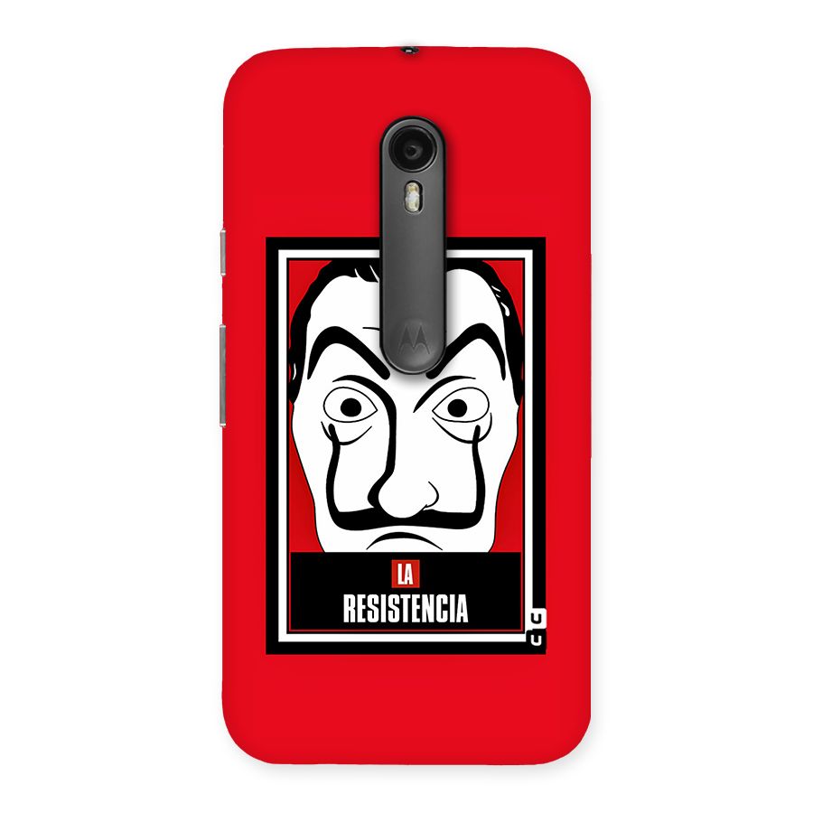 La Resistencia Minimalist Back Case for Moto G Turbo
