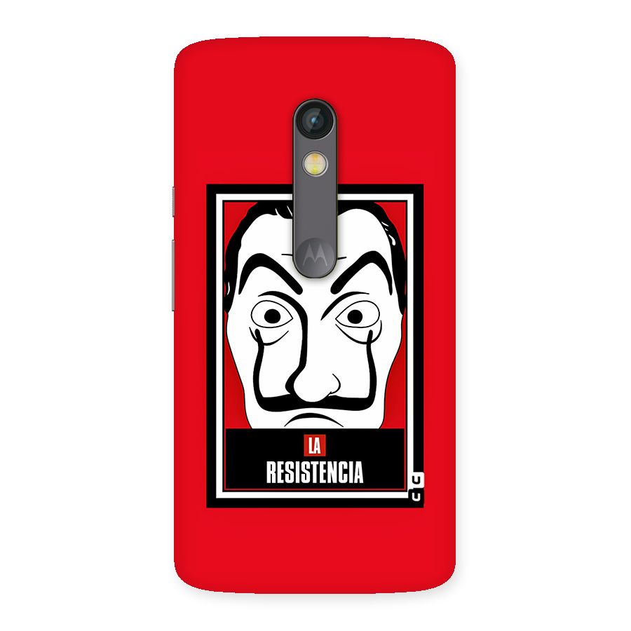 La Resistencia Minimalist Back Case for Moto X Play