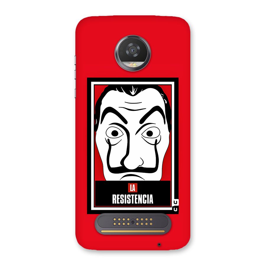 La Resistencia Minimalist Back Case for Moto Z2 Play