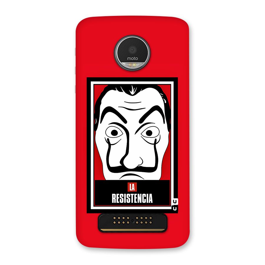 La Resistencia Minimalist Back Case for Moto Z Play