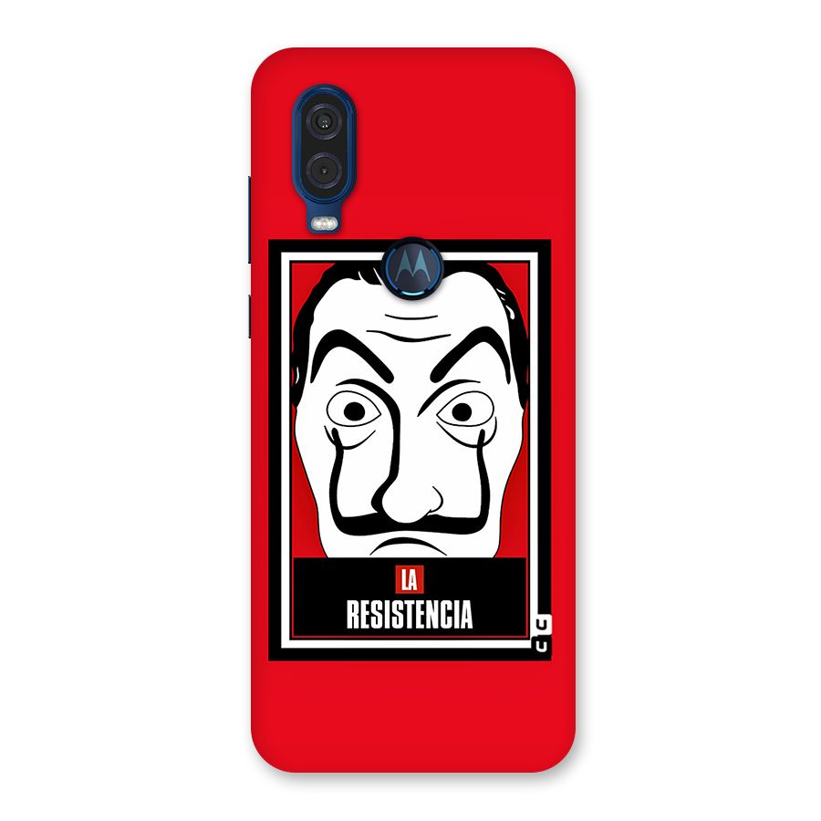 La Resistencia Minimalist Back Case for Motorola One Vision