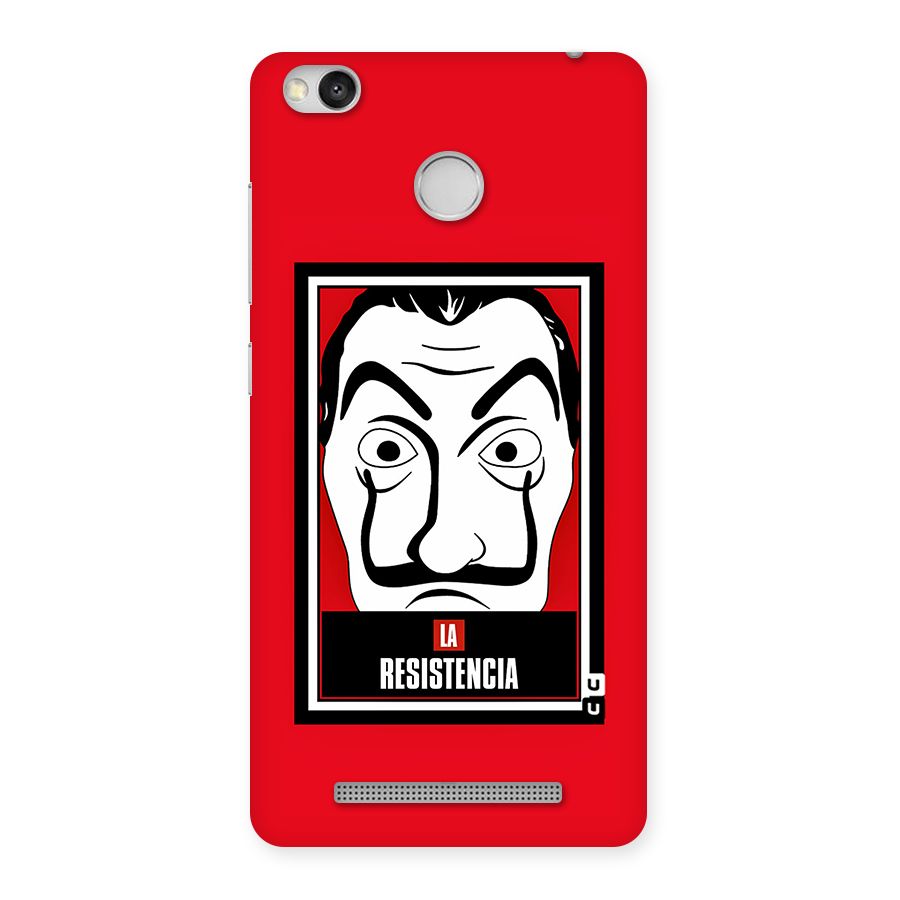 La Resistencia Minimalist Back Case for Redmi 3S Prime
