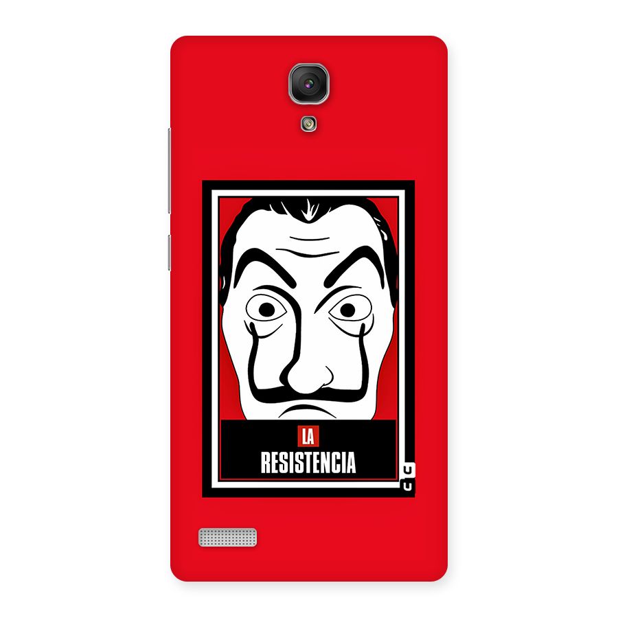 La Resistencia Minimalist Back Case for Redmi Note