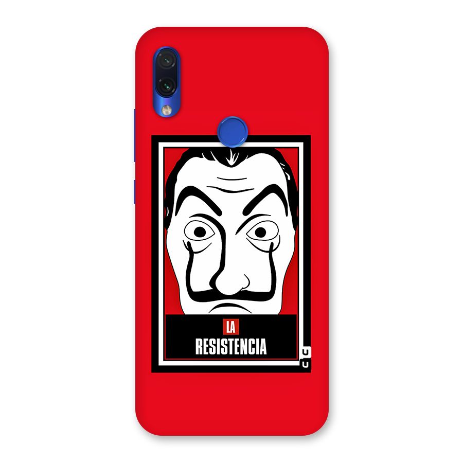 La Resistencia Minimalist Back Case for Redmi Note 7