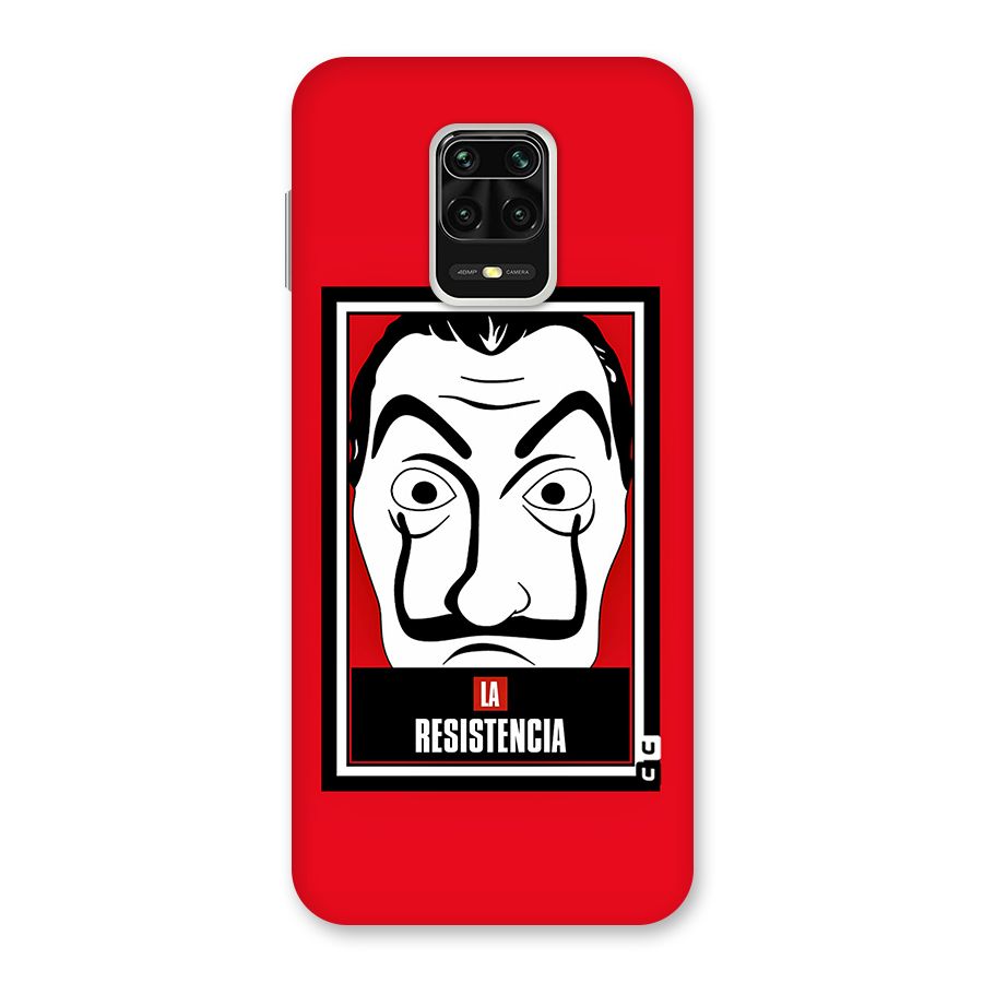 La Resistencia Minimalist Back Case for Redmi Note 9 Pro