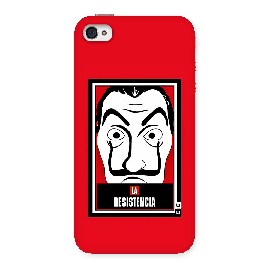 La Resistencia Minimalist Back Case for iPhone 4 4s